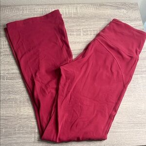 Lululemon Women's High-Waist Burgundy flared Leggings